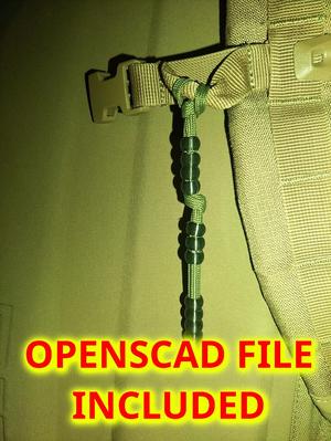 Backpacker Pace Cord Bead for Orienteering