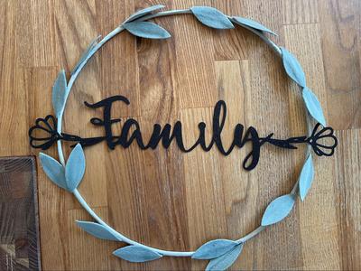 Family Lettering 