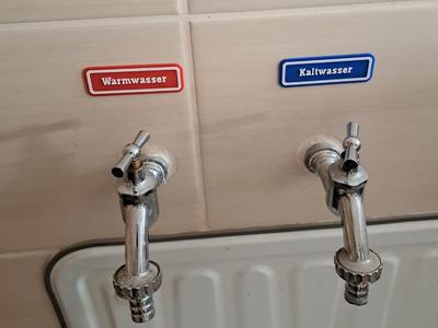 Hot and Cold Water Signs Stickers Labels 