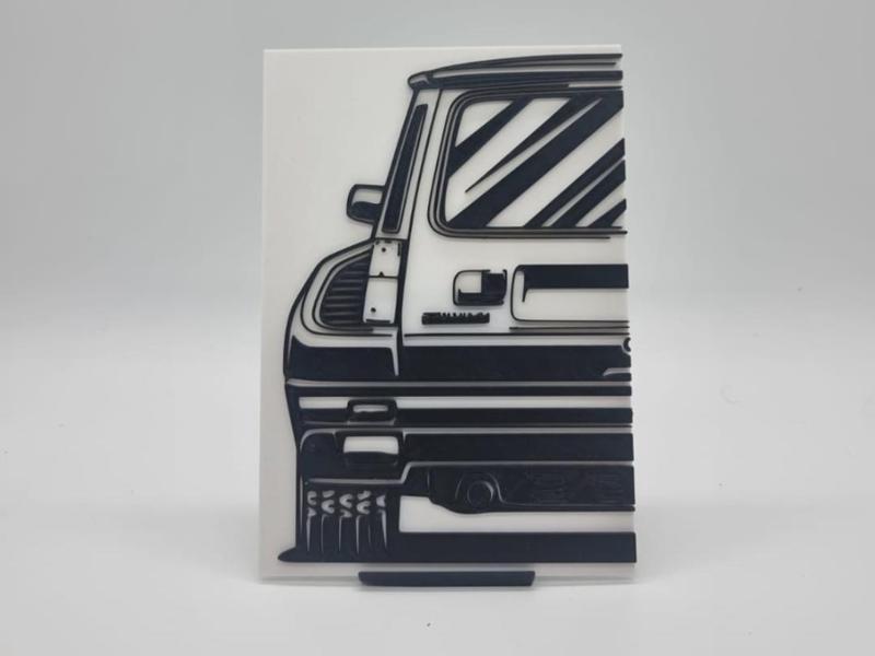 2D Wall Art Renault 5 Turbo