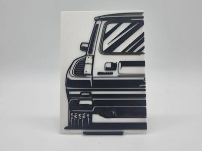 2D Wall Art Renault 5 Turbo