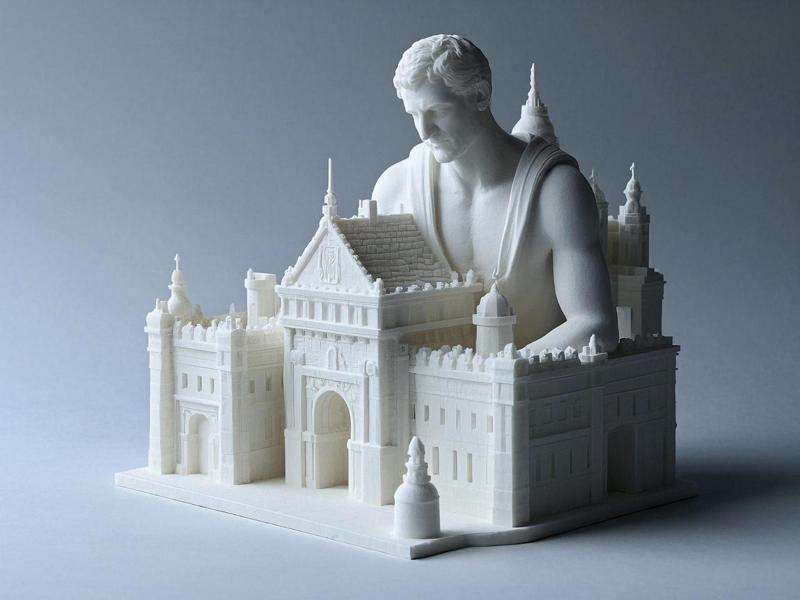 Ancient Greek Art Architecture Print-in-Place