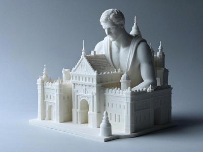 Ancient Greek Art Architecture Print-in-Place