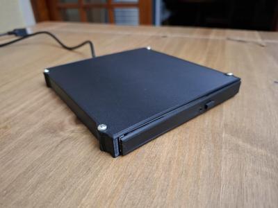 Laptop Slim CD DVD Drive Burner Enclosure / Case (12 mm)