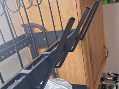 Cup and Pan Holders for over sink dish rack