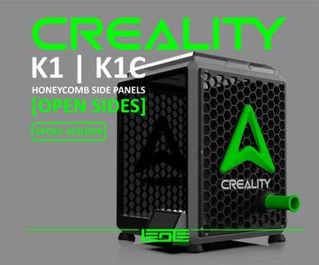 CREALITY K1 | K1C HONEYCOMB SIDE PANELS [VENTS + SPOOL HOLDER]