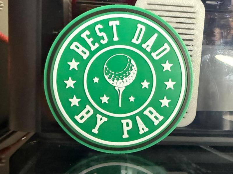 BEST DAD BY PAR COASTER 