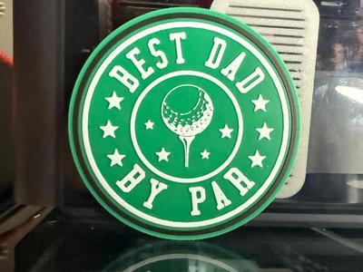 BEST DAD BY PAR COASTER 