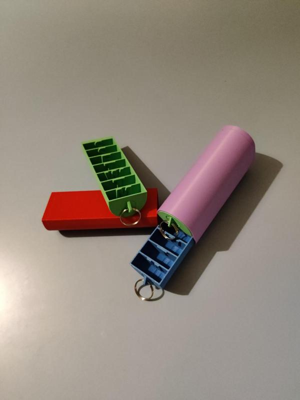 Travel Pillbox w. name