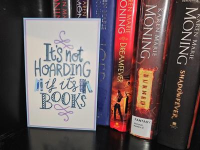 It's not hoarding 