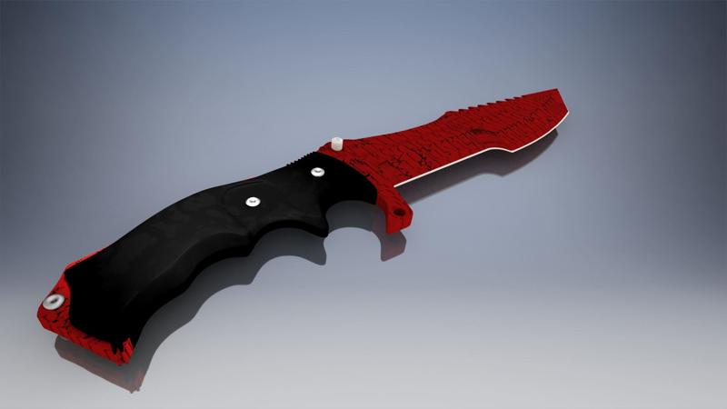 CS2 Counter Strike Huntsman Crimson Web Factory New