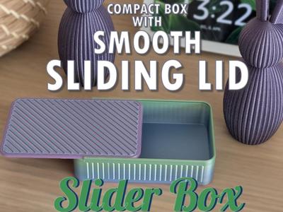 Slider Box - Slide, Store, and Admire!