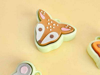 Deer — Fidget Clicker Keychain