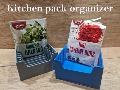 Kitchen pack organizer