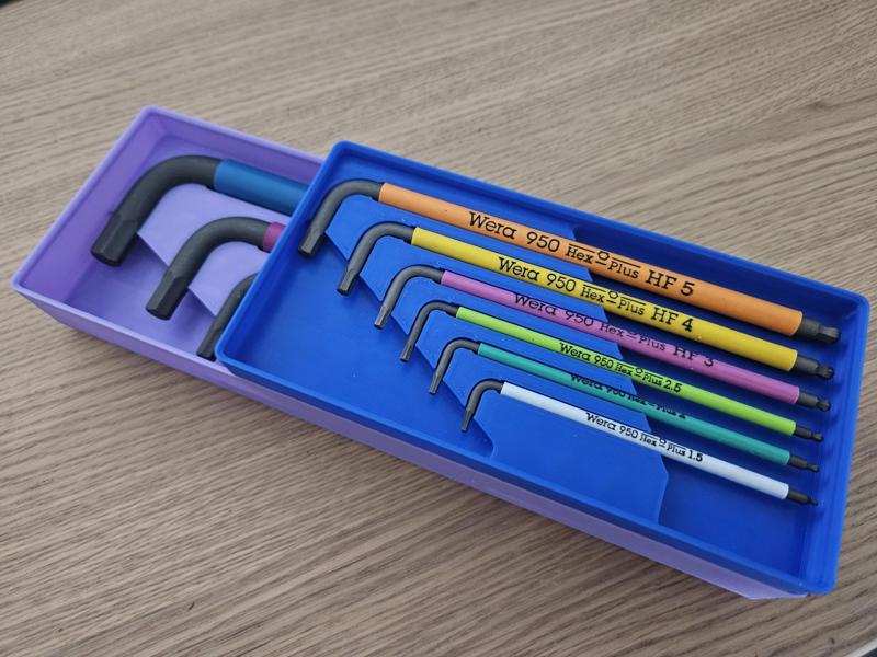 Wera Hex plus (metric) Gridfinity