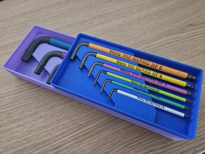Wera Hex plus (metric) Gridfinity