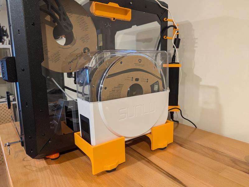 Filament Drier / Drybox Platform for Official Prusa Mini Enclosure