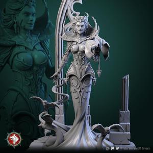 Mistress of Blood 75mm and 32mm pre-supported