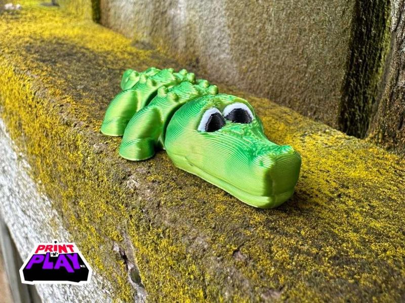 Cute Flexi Croc & (Keychain) (Mini)