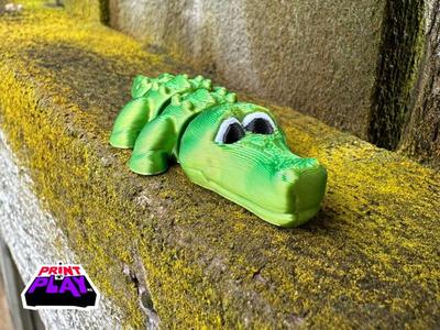 Cute Flexi Croc & (Keychain) (Mini)