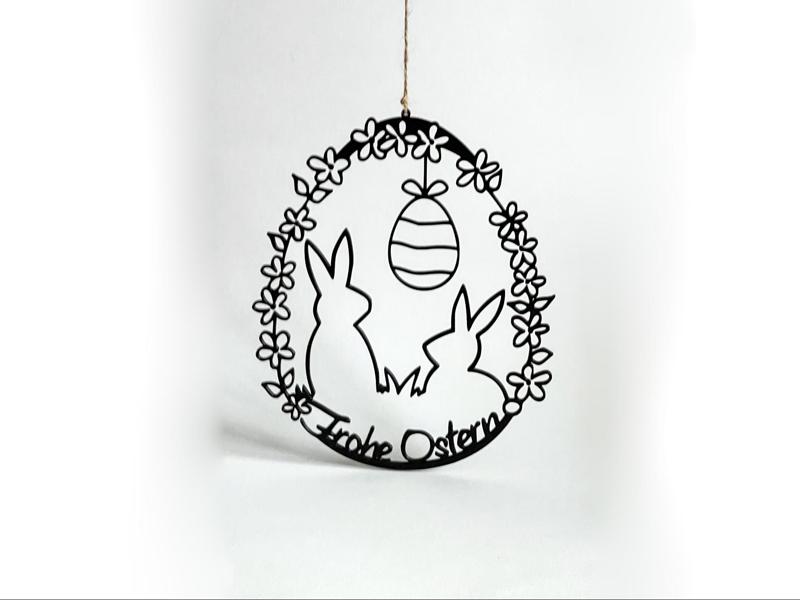 Decorative Easter decoration for door, window or wall