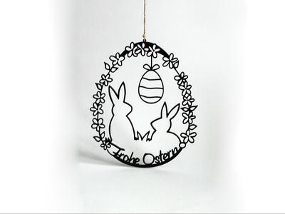 Decorative Easter decoration for door, window or wall