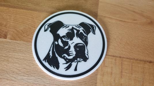 American Staffordshire Terrier coaster