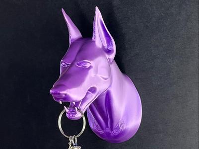 Dog wall mounted decoration key holder organizer