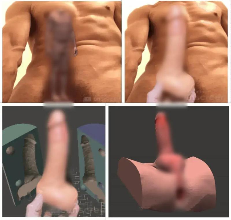 My Real Penis + Mold (Erect) + 3d Scanned Naked Body