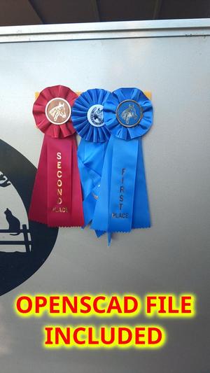 Magnetic Prize Ribbon Holder For Horse Trailers