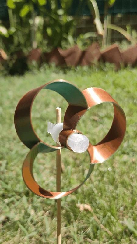 Mini windmill toroidal car/flowers/garden