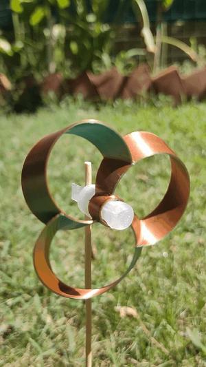 Mini windmill toroidal car/flowers/garden
