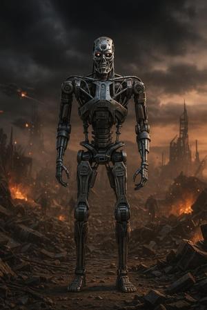 T-800 Endoskeleton – Miniature 3D Figurine