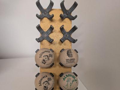 Holder for Wooden Spheres or Golf Balls