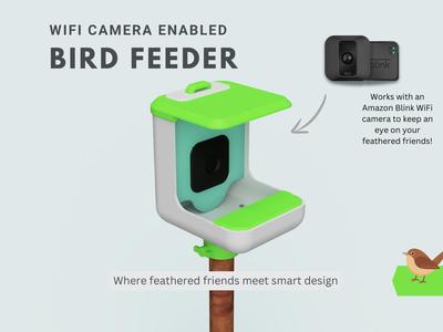 Smart Bird Feeder with Integrated Wifi Camera