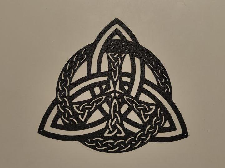 celtic knot rune wall art