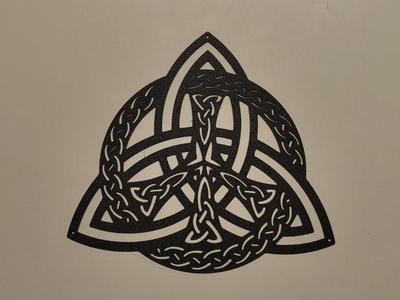 celtic knot rune wall art