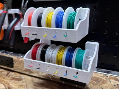 Pegboard Wire Spool Holders