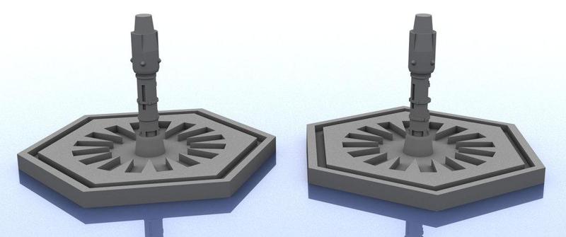 Micro Machines - Star Wars Stands - First Order