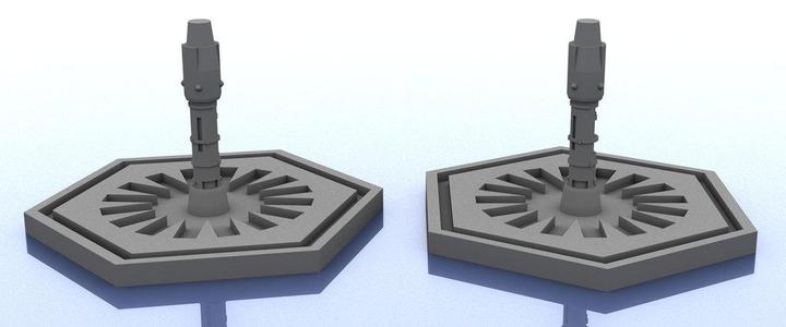 Micro Machines - Star Wars Stands - First Order
