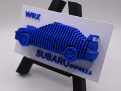Layered Sculpture Subaru Impreza WRX