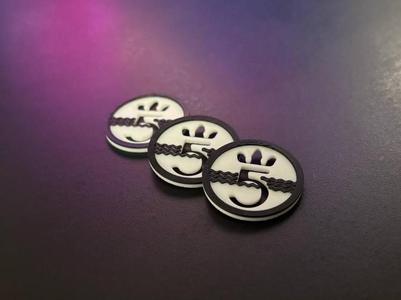 Shopping cart coin 5 CZK