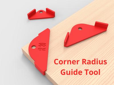 Corner Radius Guide / Jig Tool (mm)