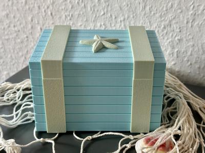 Maritime Wooden Chest NO AMS