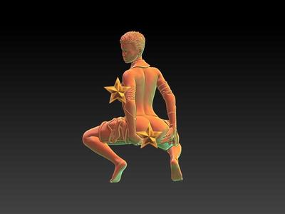 SEXY WARRIORS - Neda - EROTIC MINIATURE 75 MM SCALE