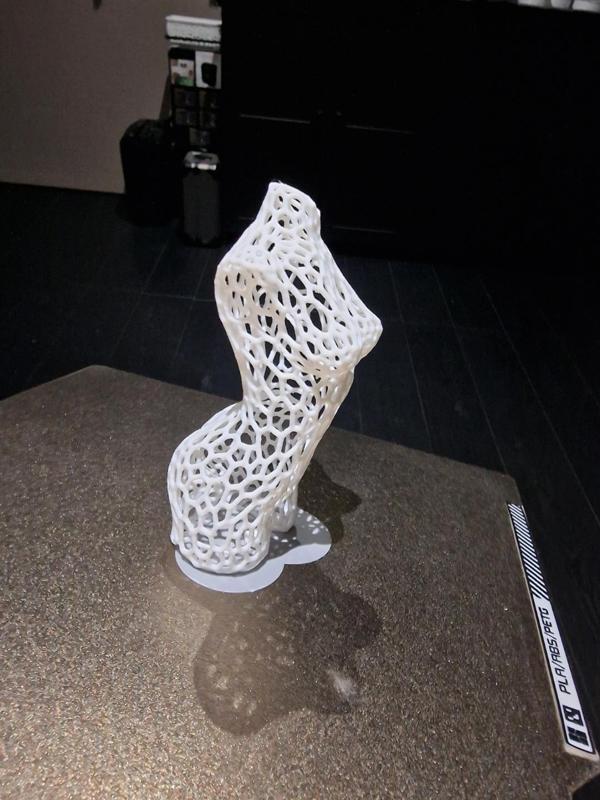Voronoi female sculpture/buste