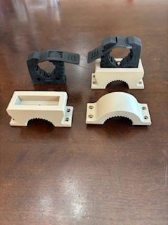 Rubber Tool Clamp Bracket and Brace for SXS Roll Bar