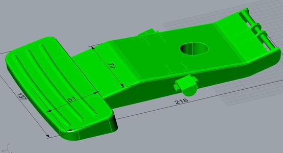 Plasticforte Trash Bin Pedal