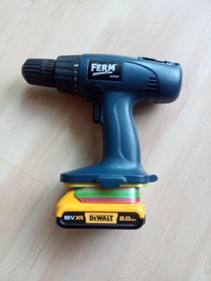 Ferm Cordless Drill DeWalt battery adapter
