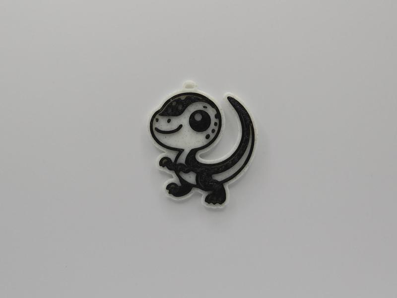 Cute Velociraptor Keychain